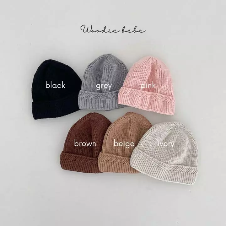 Woodie - Korean Baby Fashion - #babylifestyle - Acrylic Beanie