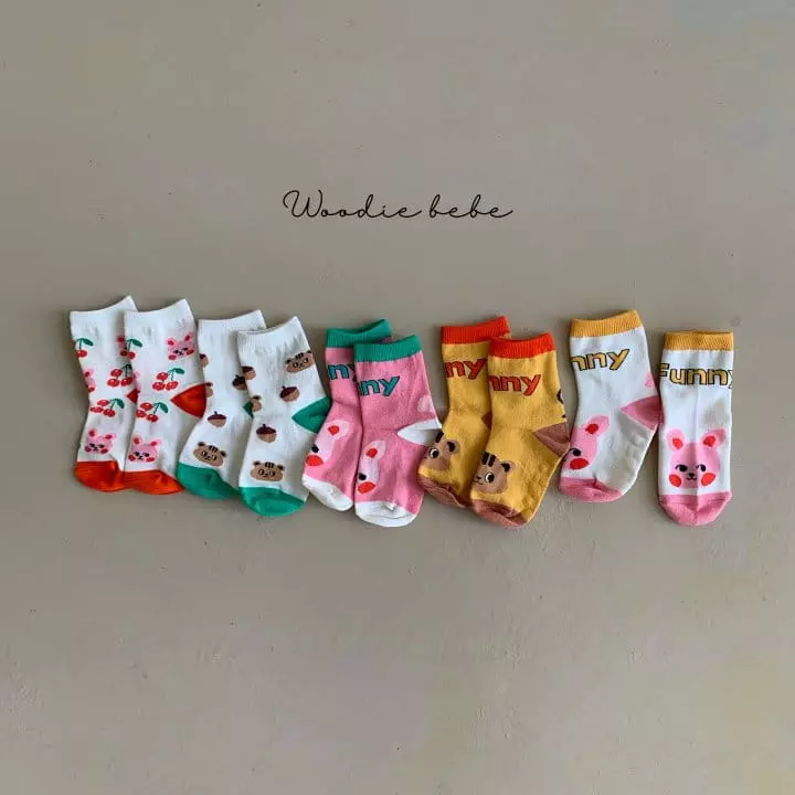 Woodie - Korean Children Fashion - #kidsshorts - Jue Jue Socks