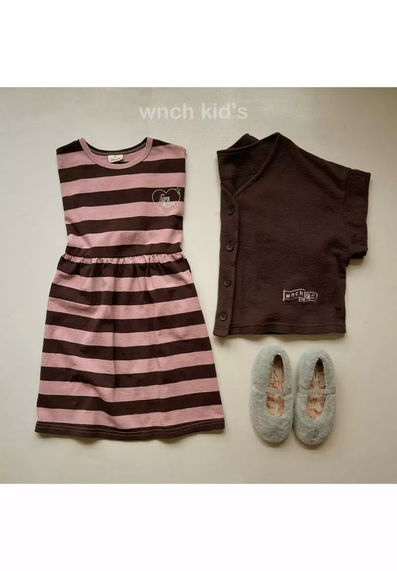 Wunch Kids - Korean Children Fashion - #childofig - Love One-piece - 5