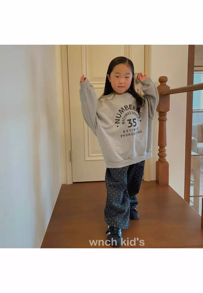 Wunch Kids - Korean Children Fashion - #prettylittlegirls - Numbering Sweatshirt - 2