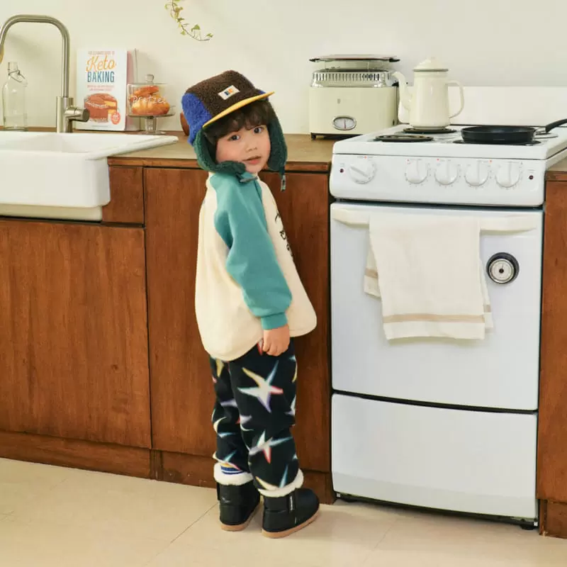 1St Blue - Korean Children Fashion - #Kfashion4kids - Reglun Color Tee - 3