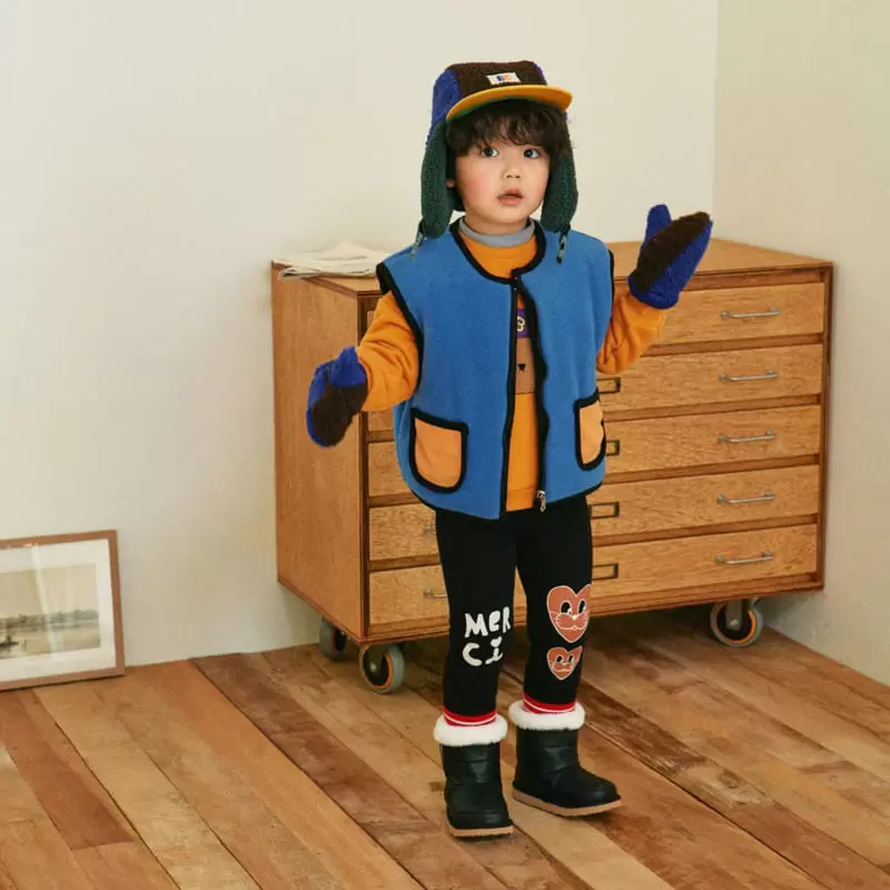 1St Blue - Korean Children Fashion - #Kfashion4kids - Merci Leggings - 8