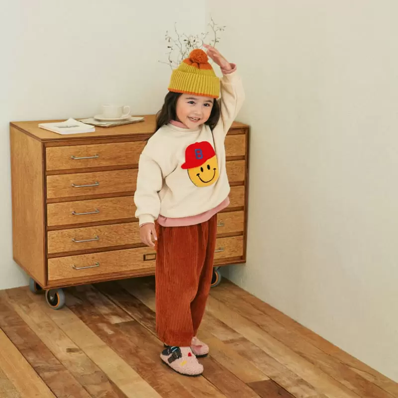 1St Blue - Korean Children Fashion - #childrensboutique - Crown Rib Pants - 12
