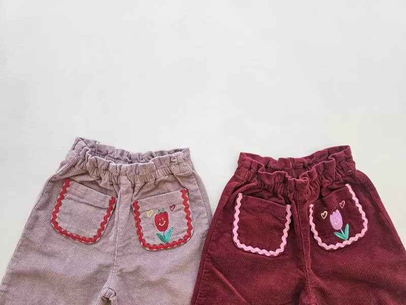 1St Blue - Korean Children Fashion - #childrensboutique - Candy Rib Pants - 10