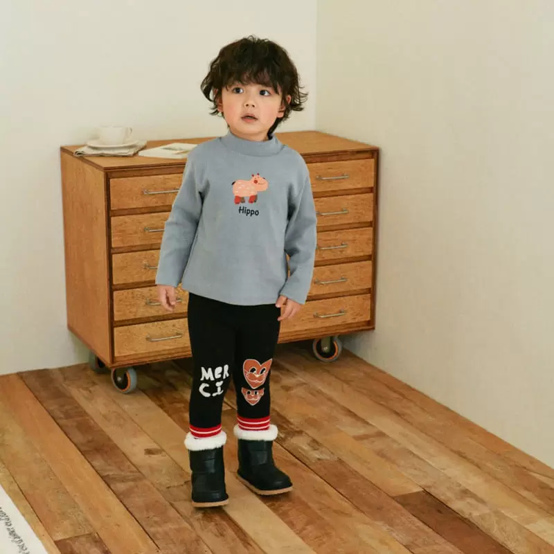1St Blue - Korean Children Fashion - #discoveringself - Merci Leggings - 4