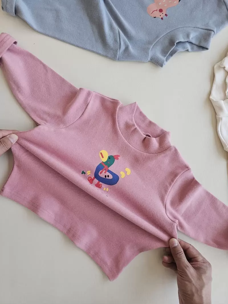 1St Blue - Korean Children Fashion - #kidsstore - Cute Turtleneck Tee - 7
