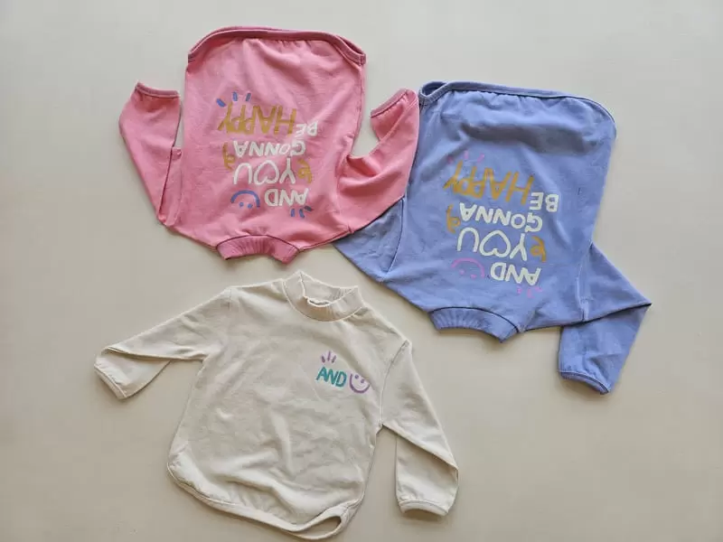1St Blue - Korean Children Fashion - #magicofchildhood - Happy Tee - 7