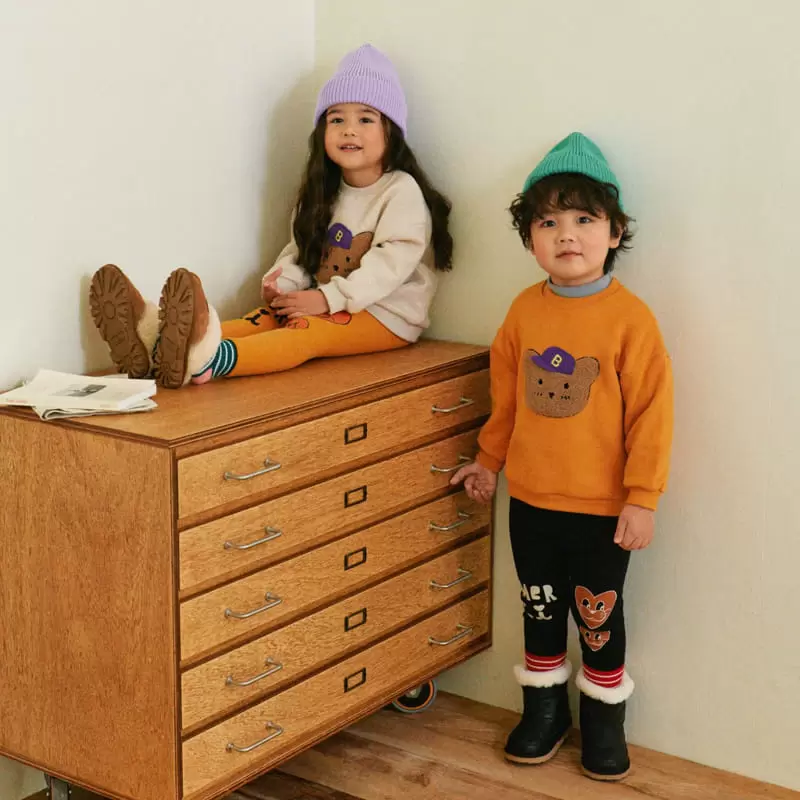 1St Blue - Korean Children Fashion - #magicofchildhood - Bbogle Bear Tee - 2