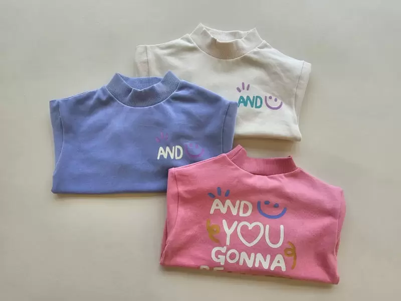 1St Blue - Korean Children Fashion - #minifashionista - Happy Tee - 8