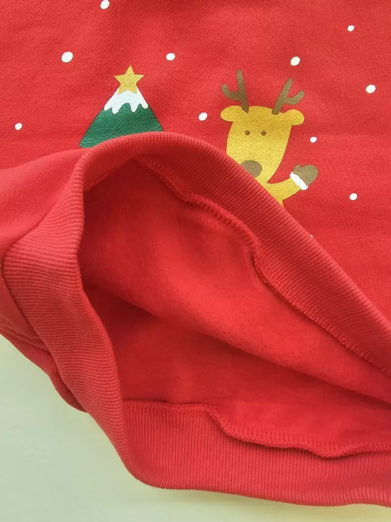 1St Blue - Korean Children Fashion - #prettylittlegirls - Happy Christmas Sweatshirt - 8