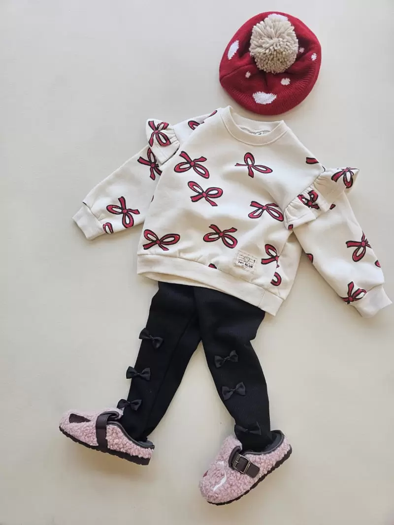 1St Blue - Korean Children Fashion - #prettylittlegirls - Ribbon Rib Leggings - 11
