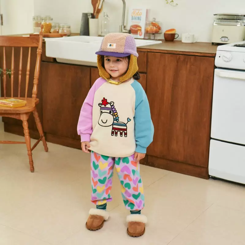 1St Blue - Korean Children Fashion - #prettylittlegirls - Fleece Pants - 10