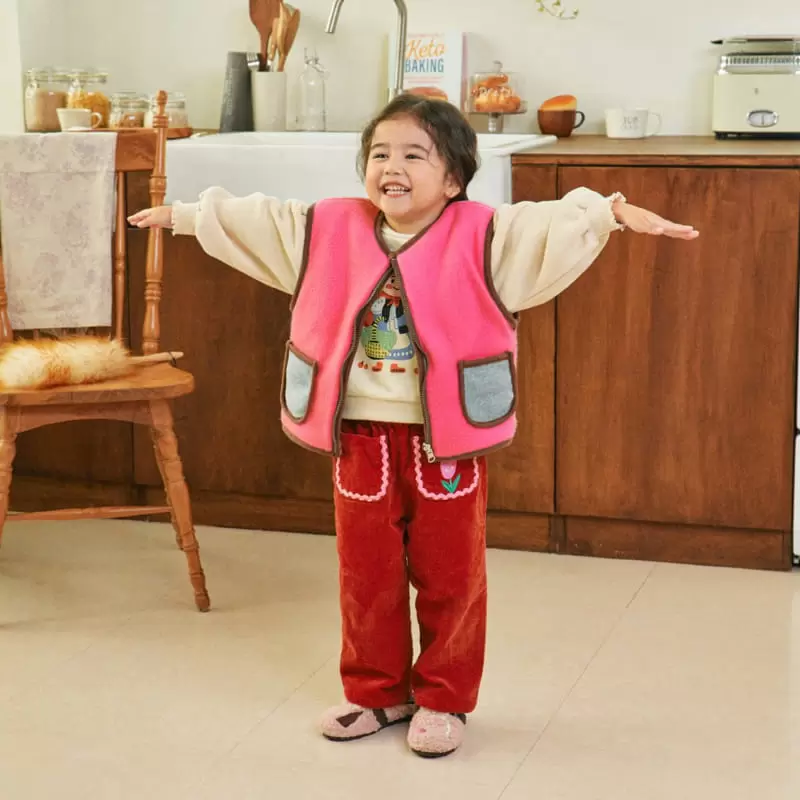 1St Blue - Korean Children Fashion - #prettylittlegirls - Candy Rib Pants - 7