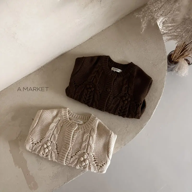 A-Market - Korean Children Fashion - #Kfashion4kids - Sol Knit Cardigan - 3