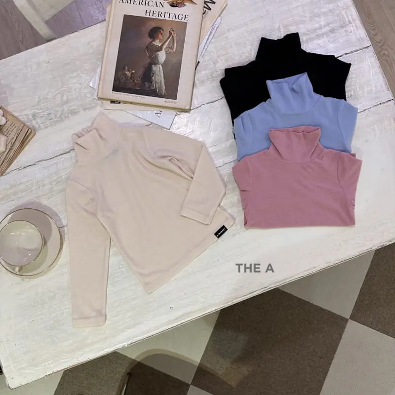 A-Market - Korean Children Fashion - #childofig - Warm Turtleneck Tee - 2