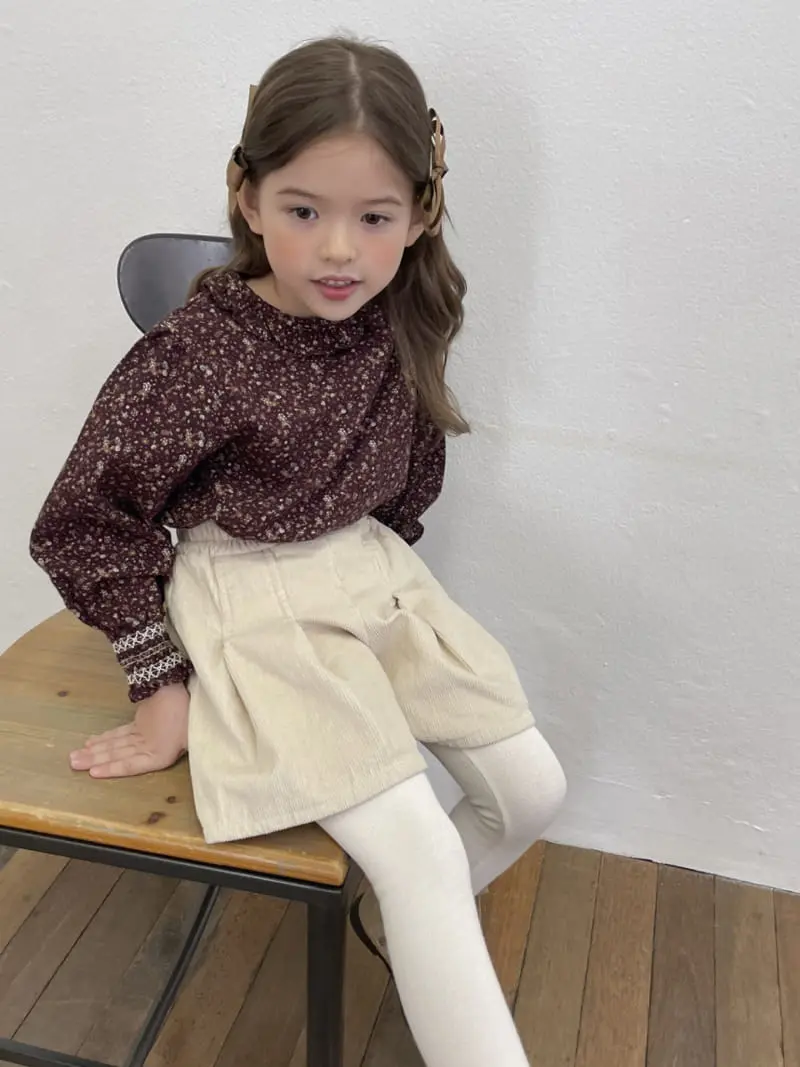 A-Market - Korean Children Fashion - #childrensboutique - Fleece Corduroy Skirt Pants - 5