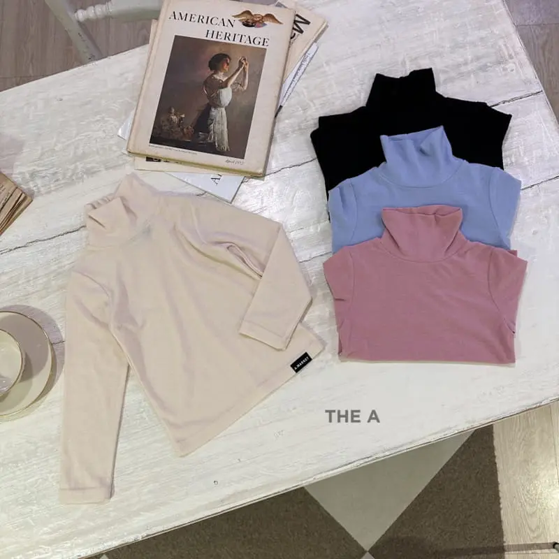 A-Market - Korean Children Fashion - #childofig - Warm Turtleneck Tee - 4