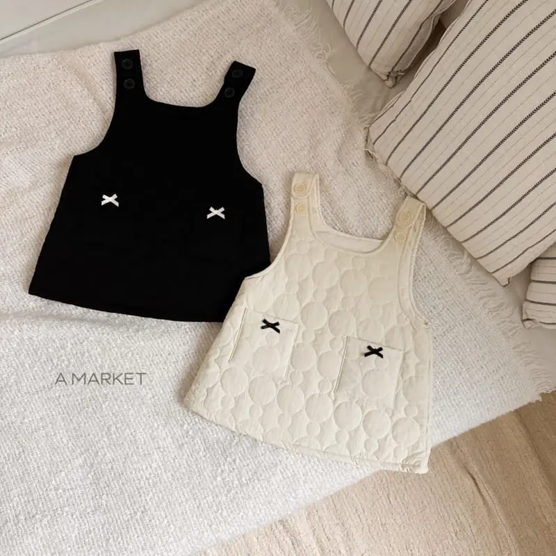 A-Market - Korean Children Fashion - #designkidswear - Embossing One-piece - 5