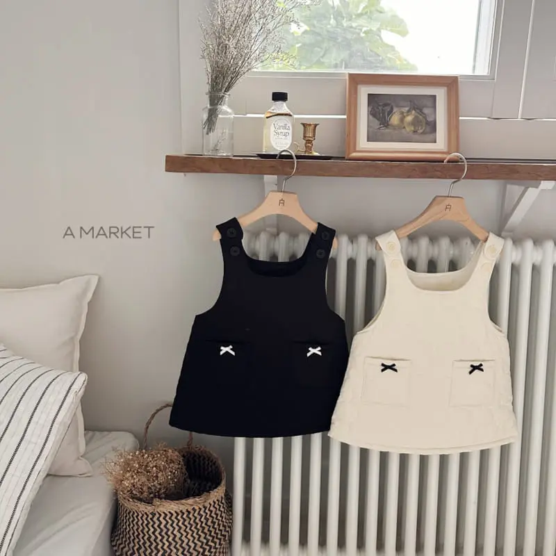 A-Market - Korean Children Fashion - #discoveringself - Embossing One-piece - 6