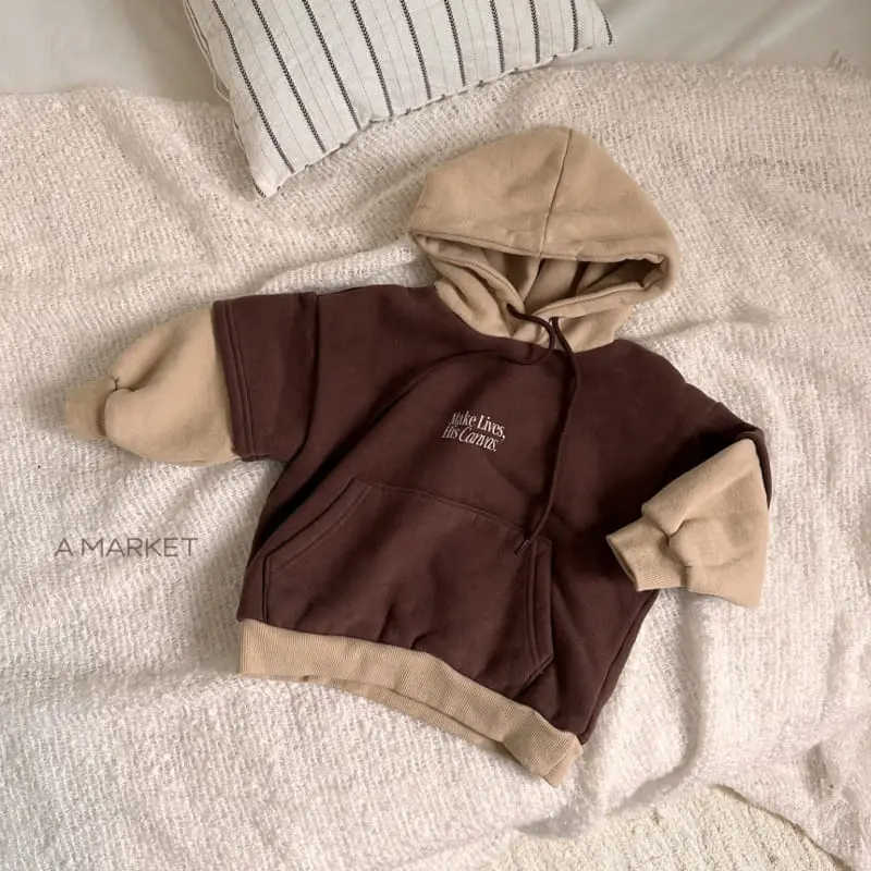 A-Market - Korean Children Fashion - #kidsstore - Make Color Hoody - 5