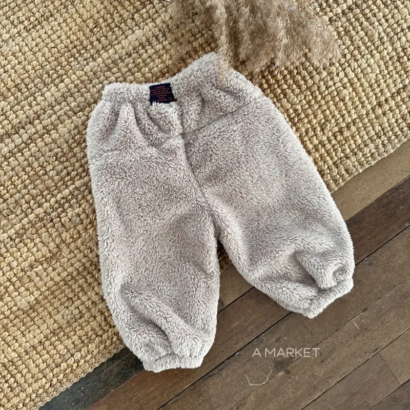 A-Market - Korean Children Fashion - #kidsstore - Boa Pants - 5