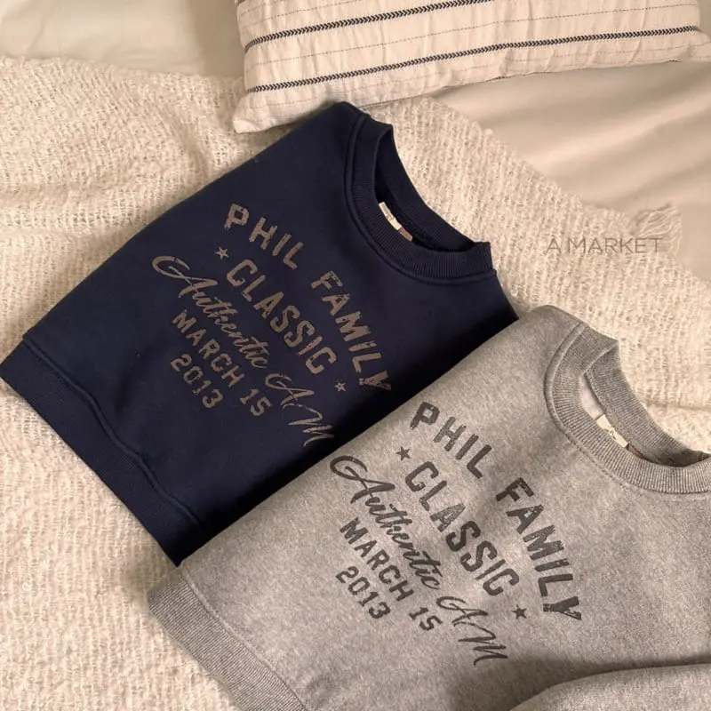 A-Market - Korean Children Fashion - #littlefashionista - Family Sweatshirt - 4