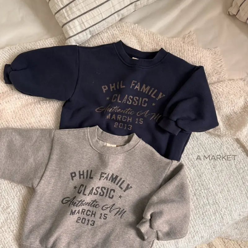 A-Market - Korean Children Fashion - #minifashionista - Family Sweatshirt - 5