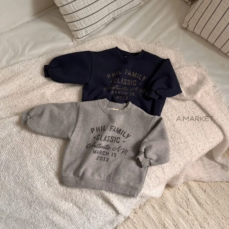 A-Market - Korean Children Fashion - #prettylittlegirls - Family Sweatshirt - 6
