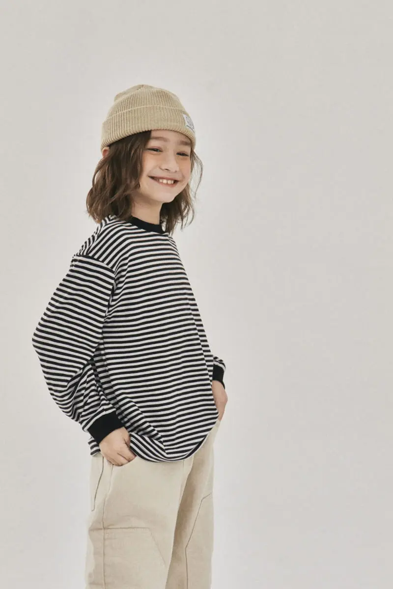 A-Market - Korean Children Fashion - #prettylittlegirls - NU Stripes Tee - 12