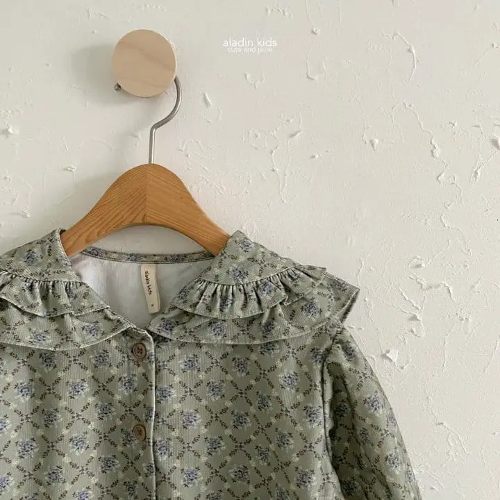 Aladin - Korean Children Fashion - #childofig - Frill Collar Blouse - 7