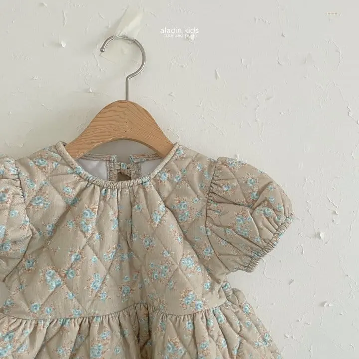 Aladin - Korean Children Fashion - #designkidswear - Puff Ribbon Flower Blouse - 6