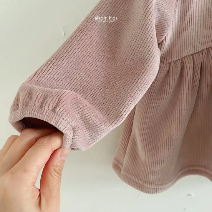 Aladin - Korean Children Fashion - #kidsstore - Winter Rib Blouse - 6