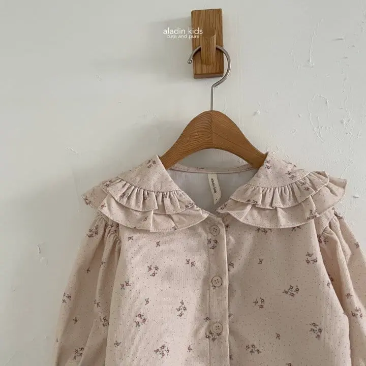 Aladin - Korean Children Fashion - #littlefashionista - Frill Collar Blouse - 3