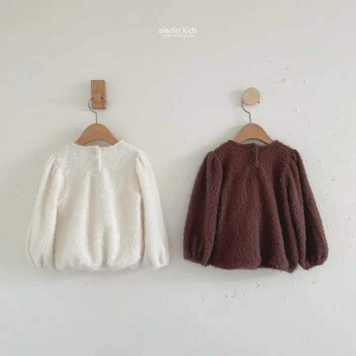Aladin - Korean Children Fashion - #littlefashionista - Vintage Knit Blouse - 2