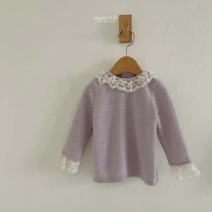 Aladin - Korean Children Fashion - #minifashionista - Lace Mood Blouse - 3