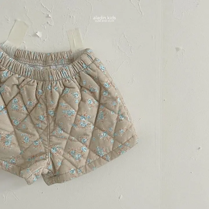 Aladin - Korean Children Fashion - #todddlerfashion - Ribbon Flower Quilting Pants - 2
