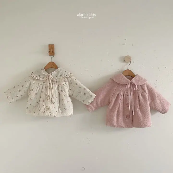 Aladin - Korean Children Fashion - #toddlerclothing - Flower Padding Collar - 5