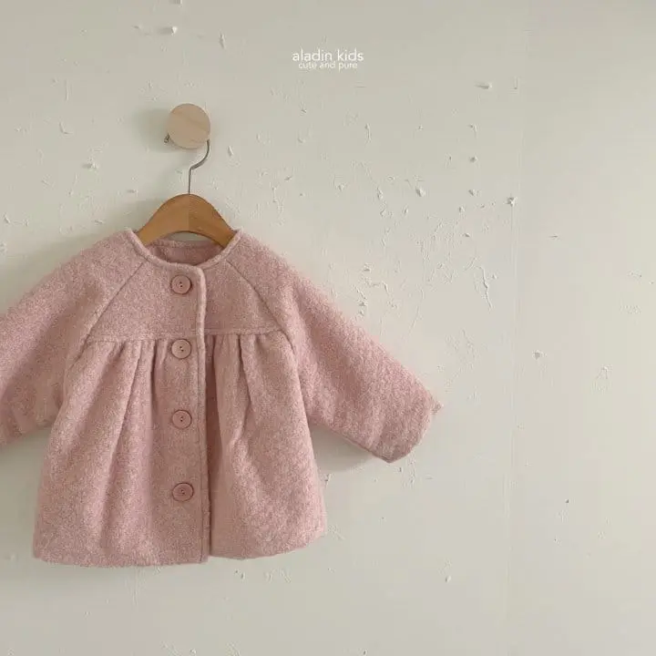 Aladin - Korean Children Fashion - #todddlerfashion - Flower Padding Coat - 4