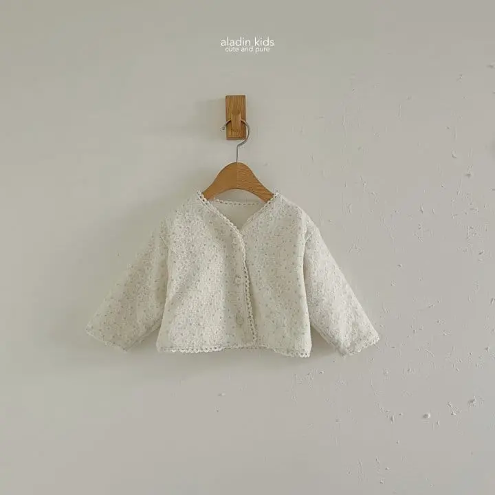Aladin - Korean Children Fashion - #toddlerclothing - Lace Embroidery Jacket