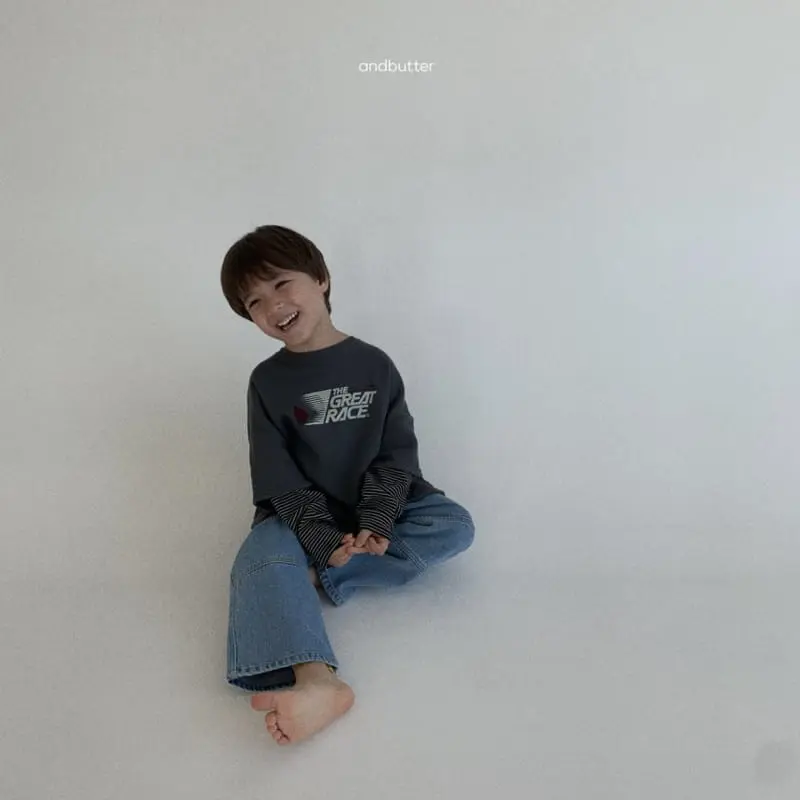 Andbutter - Korean Children Fashion - #Kfashion4kids - Layered Sweatshirt - 2