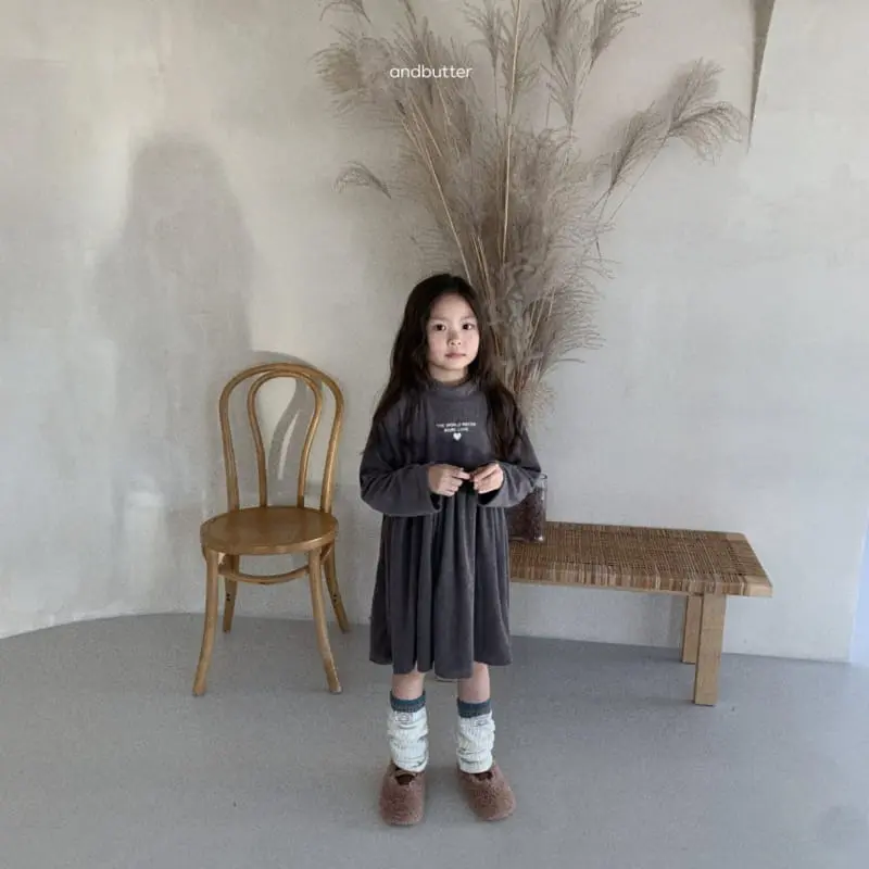 Andbutter - Korean Children Fashion - #childofig - Love One-piece - 2