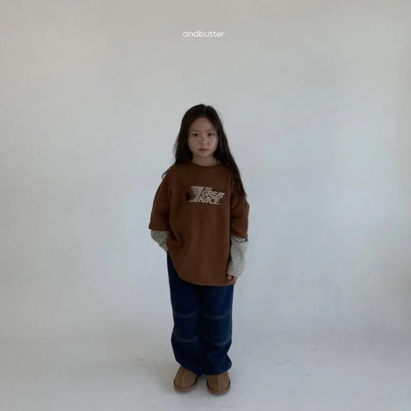 Andbutter - Korean Children Fashion - #designkidswear - Slit Jeans - 2