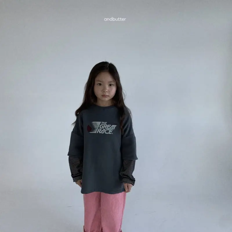Andbutter - Korean Children Fashion - #designkidswear - Layered Sweatshirt - 12