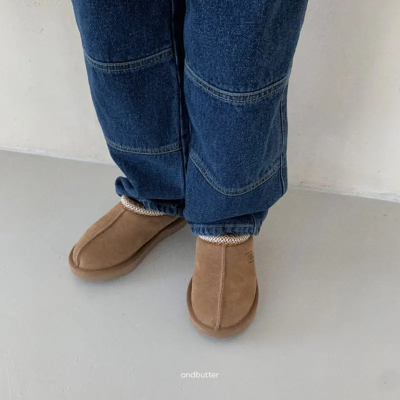 Andbutter - Korean Children Fashion - #kidsshorts - Slit Jeans - 5