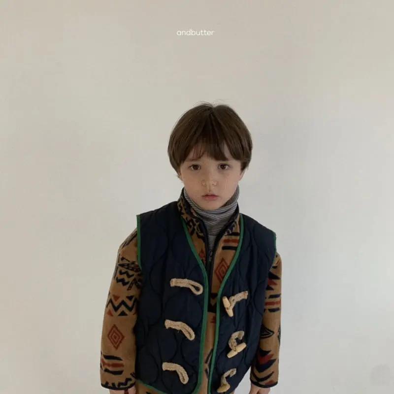 Andbutter - Korean Children Fashion - #littlefashionista - Color Vest - 8