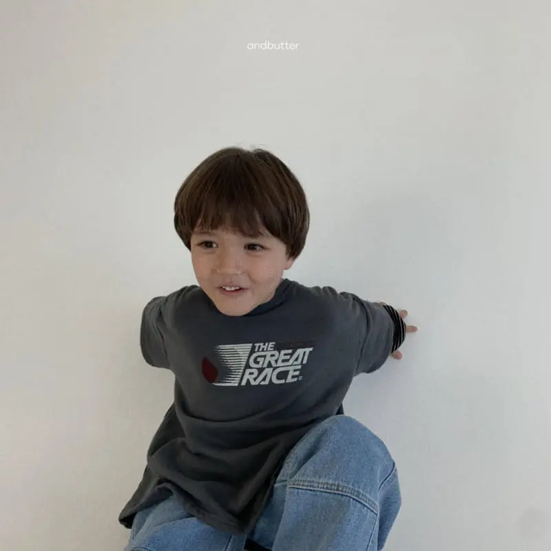 Andbutter - Korean Children Fashion - #littlefashionista - Layered Sweatshirt - 3