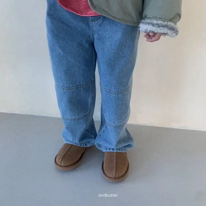 Andbutter - Korean Children Fashion - #magicofchildhood - Slit Jeans - 10
