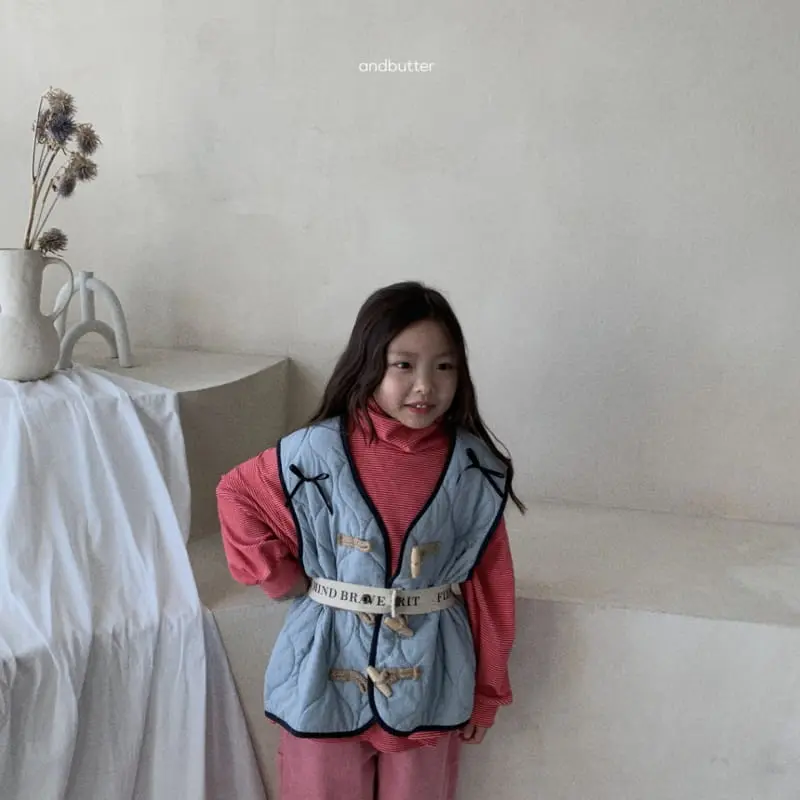 Andbutter - Korean Children Fashion - #minifashionista - Color Vest - 10