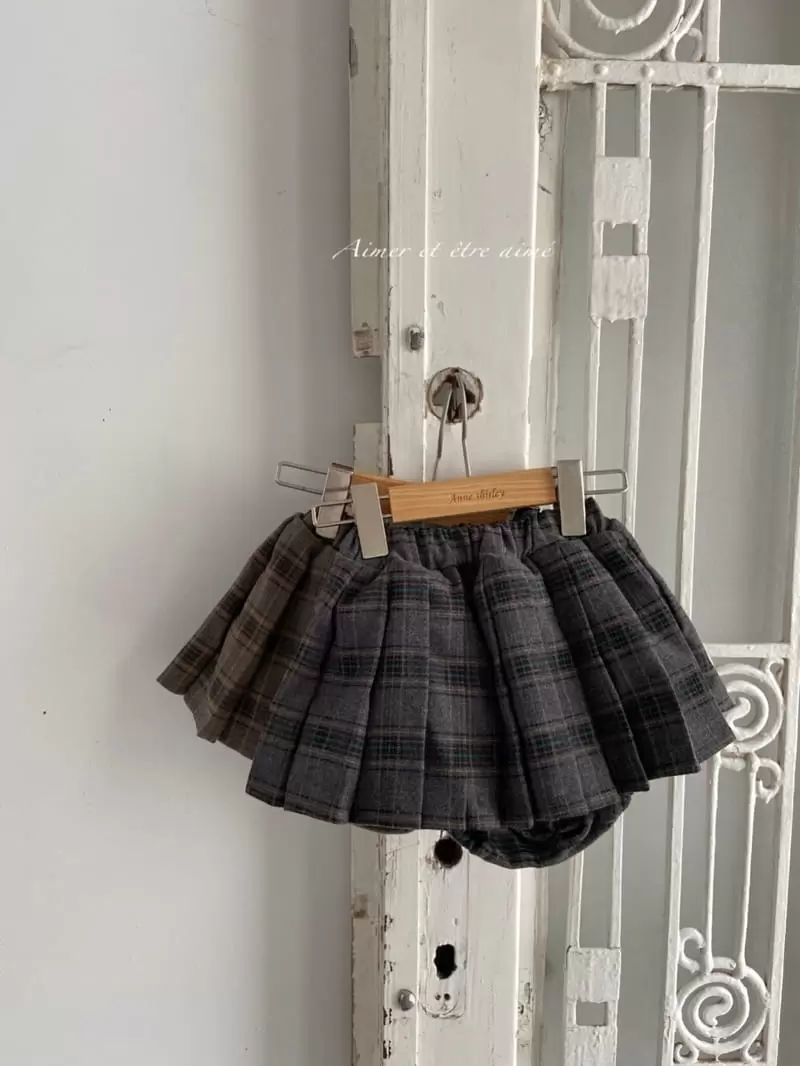 Anne Shirley - Korean Baby Fashion - #onlinebabyboutique - Ber Wrinkle Skirt Bloomer - 9