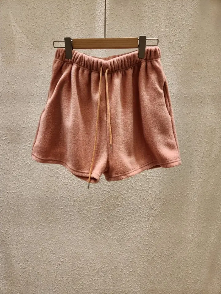 Another Plan - Korean Women Fashion - #momslook - Fleece Shorts - 6